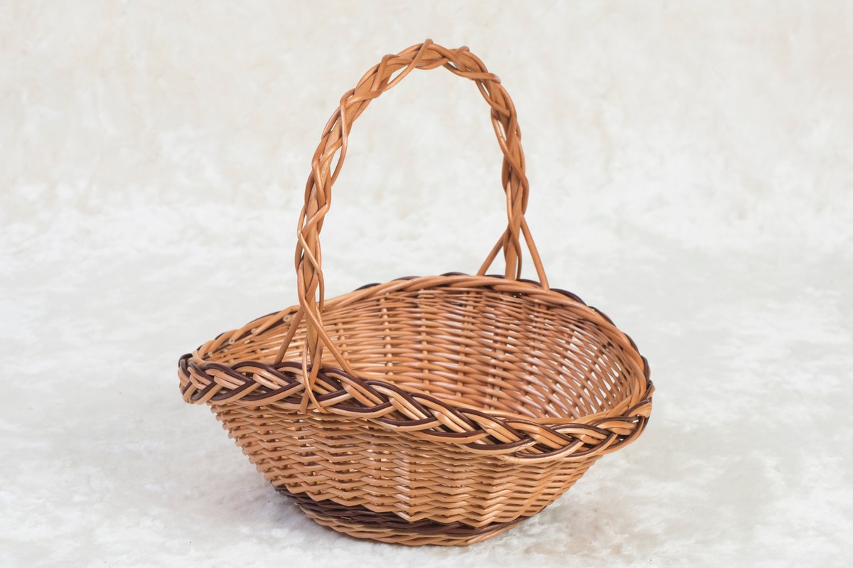 AP10 Round basket by Pinumu Pasaule