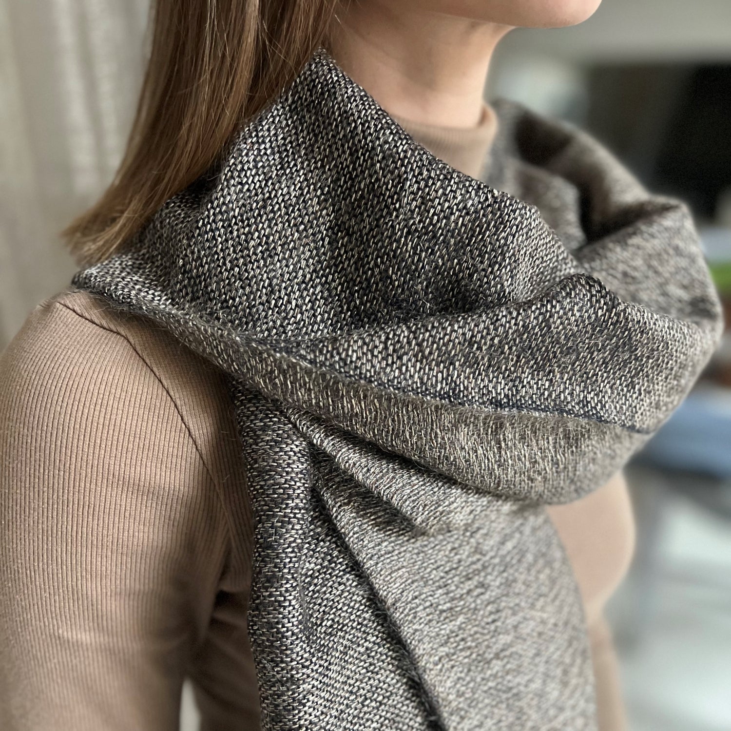 Double cashmere scarf 36x180cm by Studio Natural