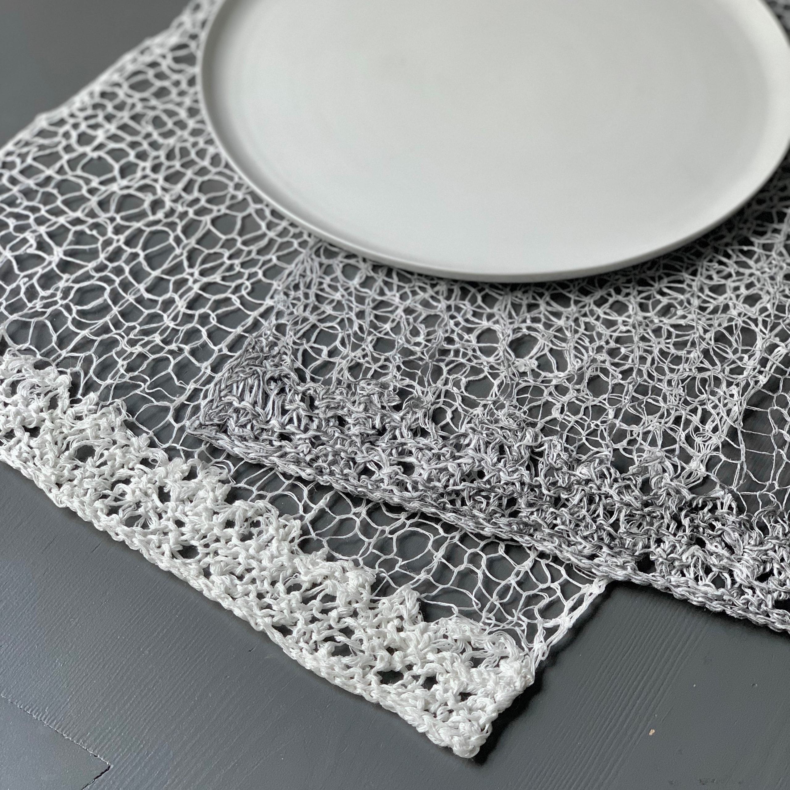 Leinen-Tischläufer Lace 50x200 cm