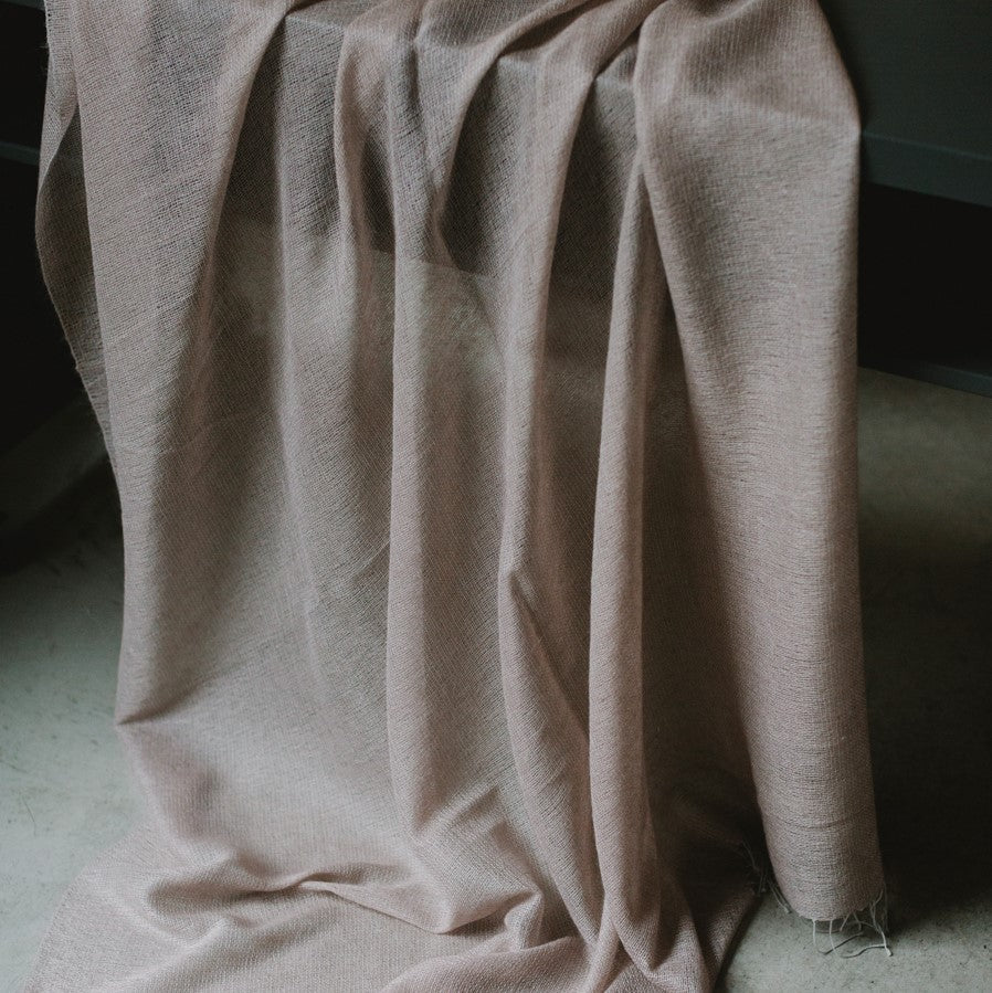 Cashmere throw in powder pink 145x200 cm by Studio Natural