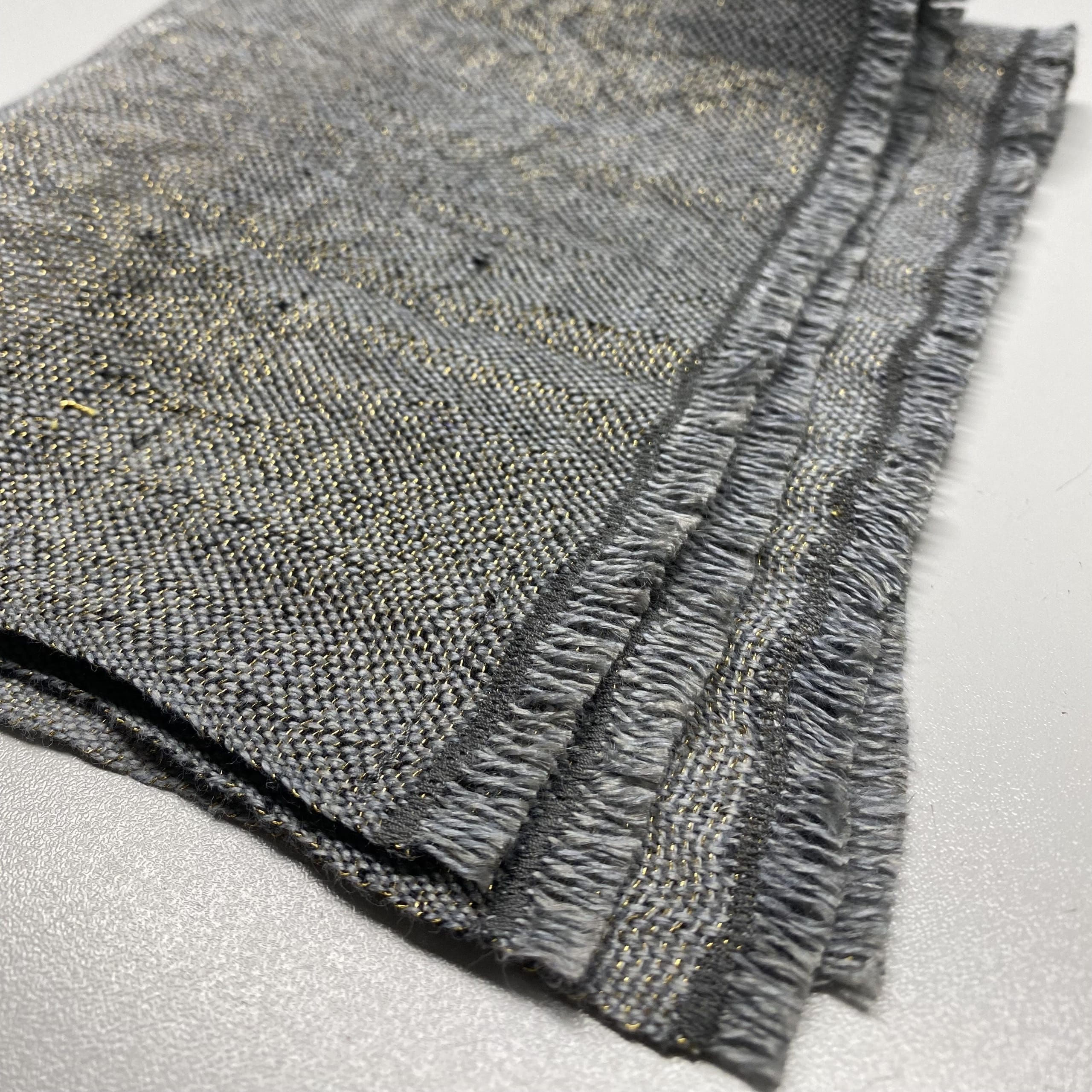 Leinen-Tischset Ieva in Silbergrau 40x30 cm