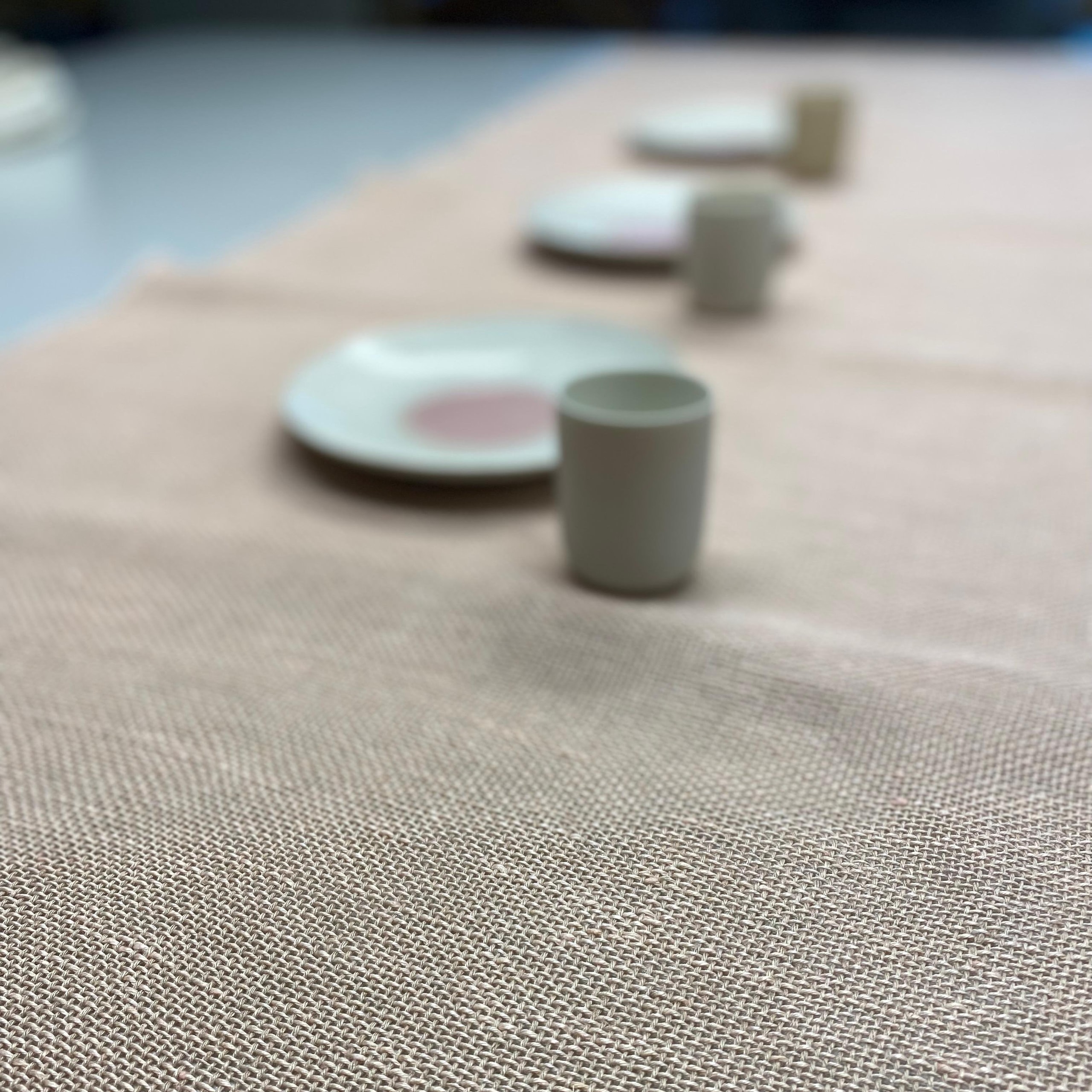 Table runner Anna M in Creamy Puder 65x155 cm