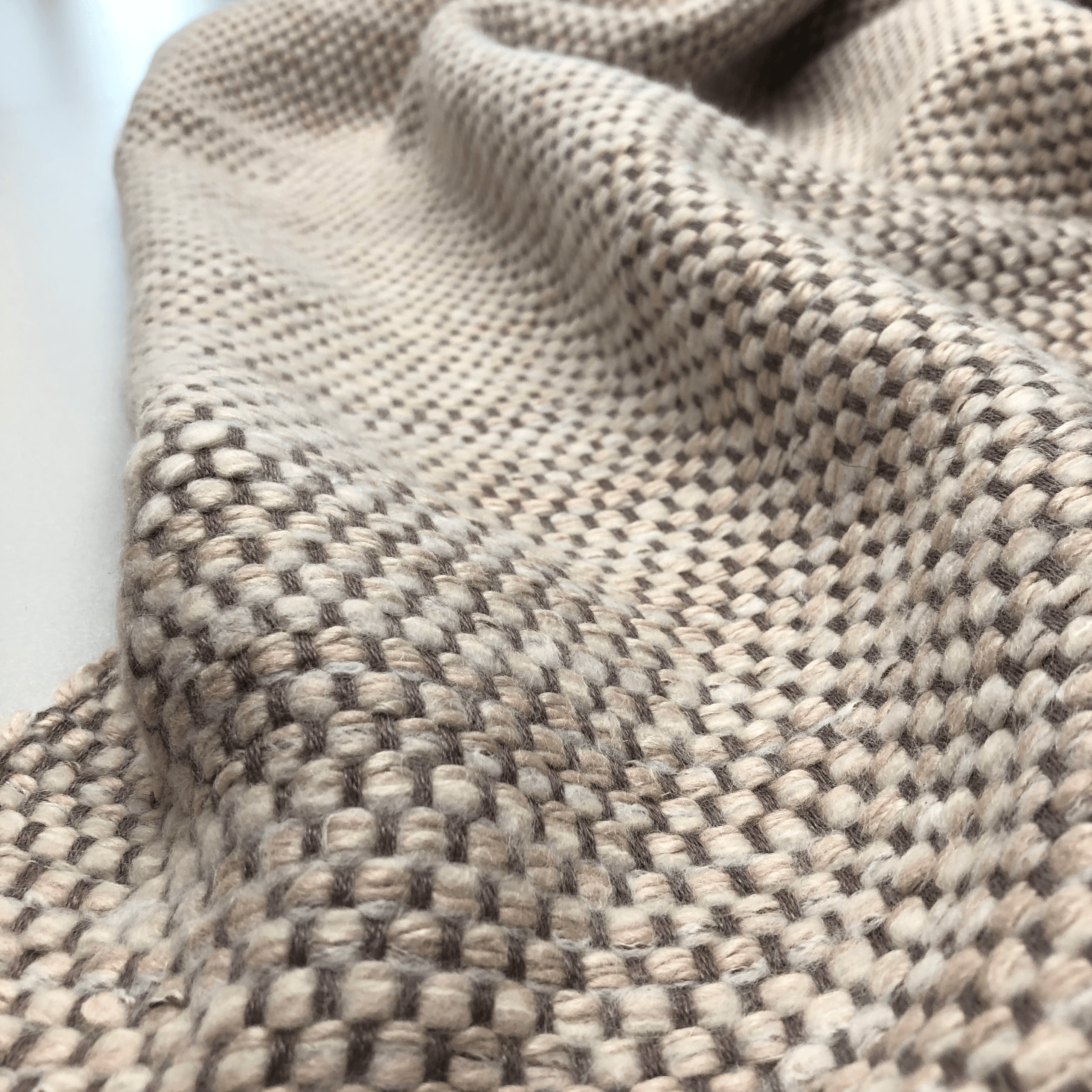 Überwurf aus Leinen und Wolle, 95 x 205 cm by Studio Natural