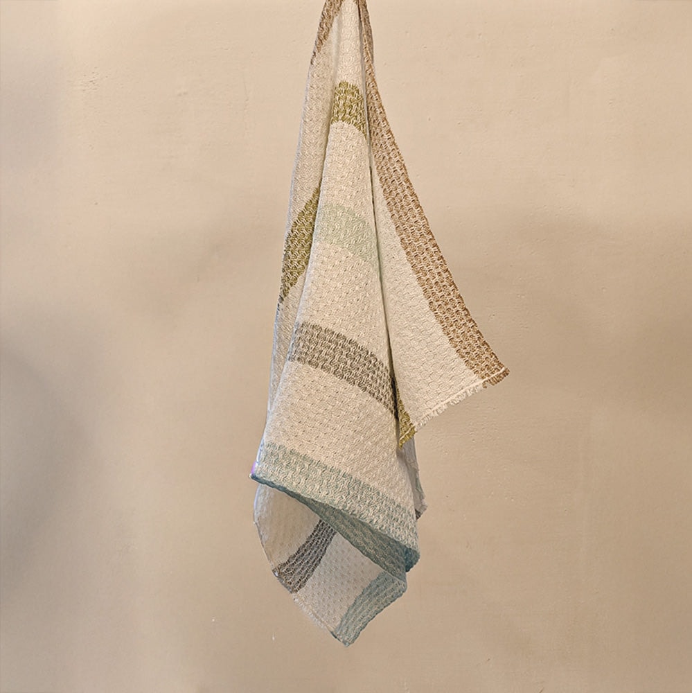 Leinen-Küchentuch in Weiß 45x75 cm
