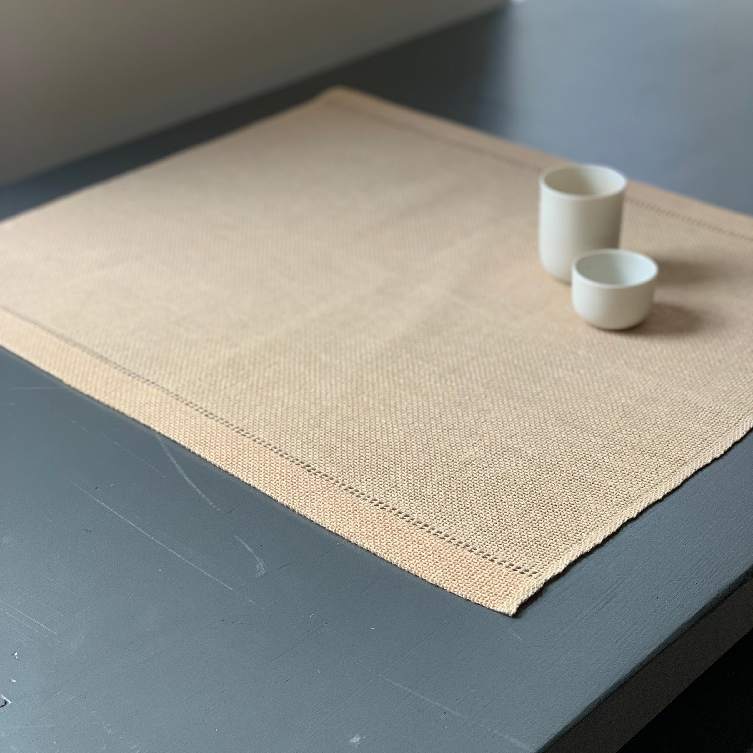 Linen Placemat Anna in sand 50x40cm
