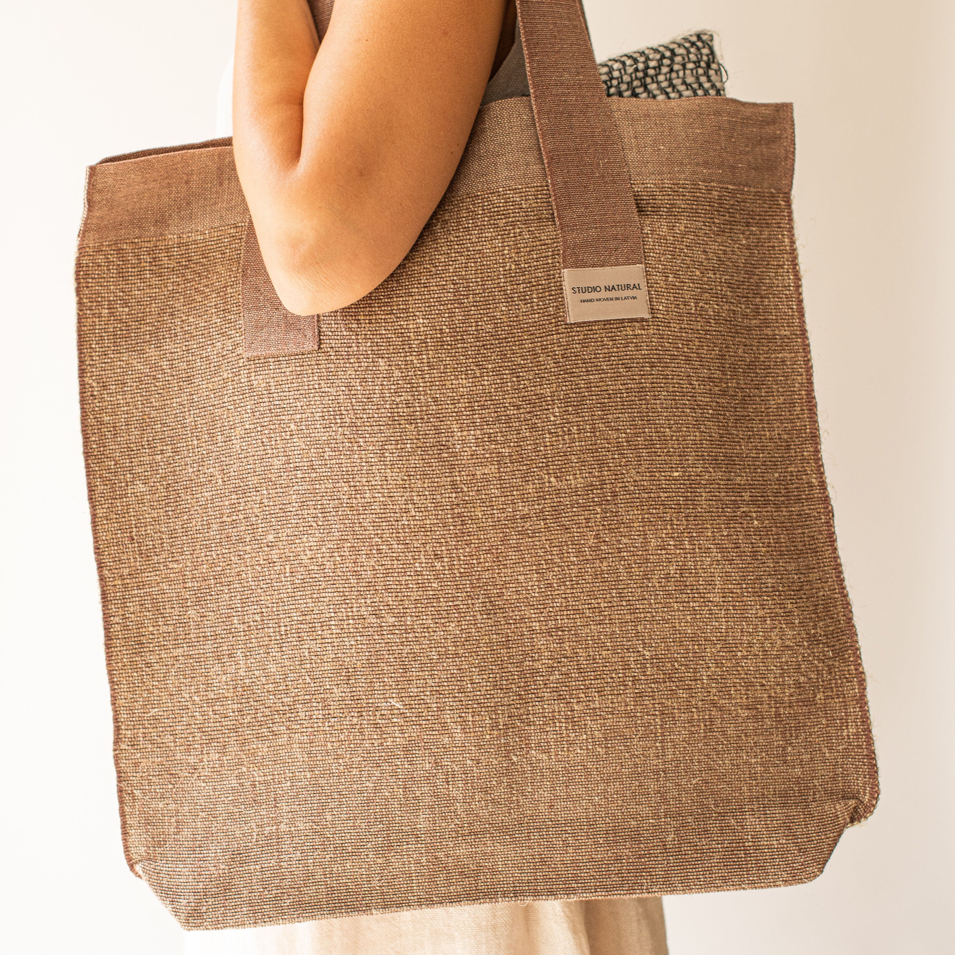 Linen shopper bag Primit 50x50cm by Studio Natural