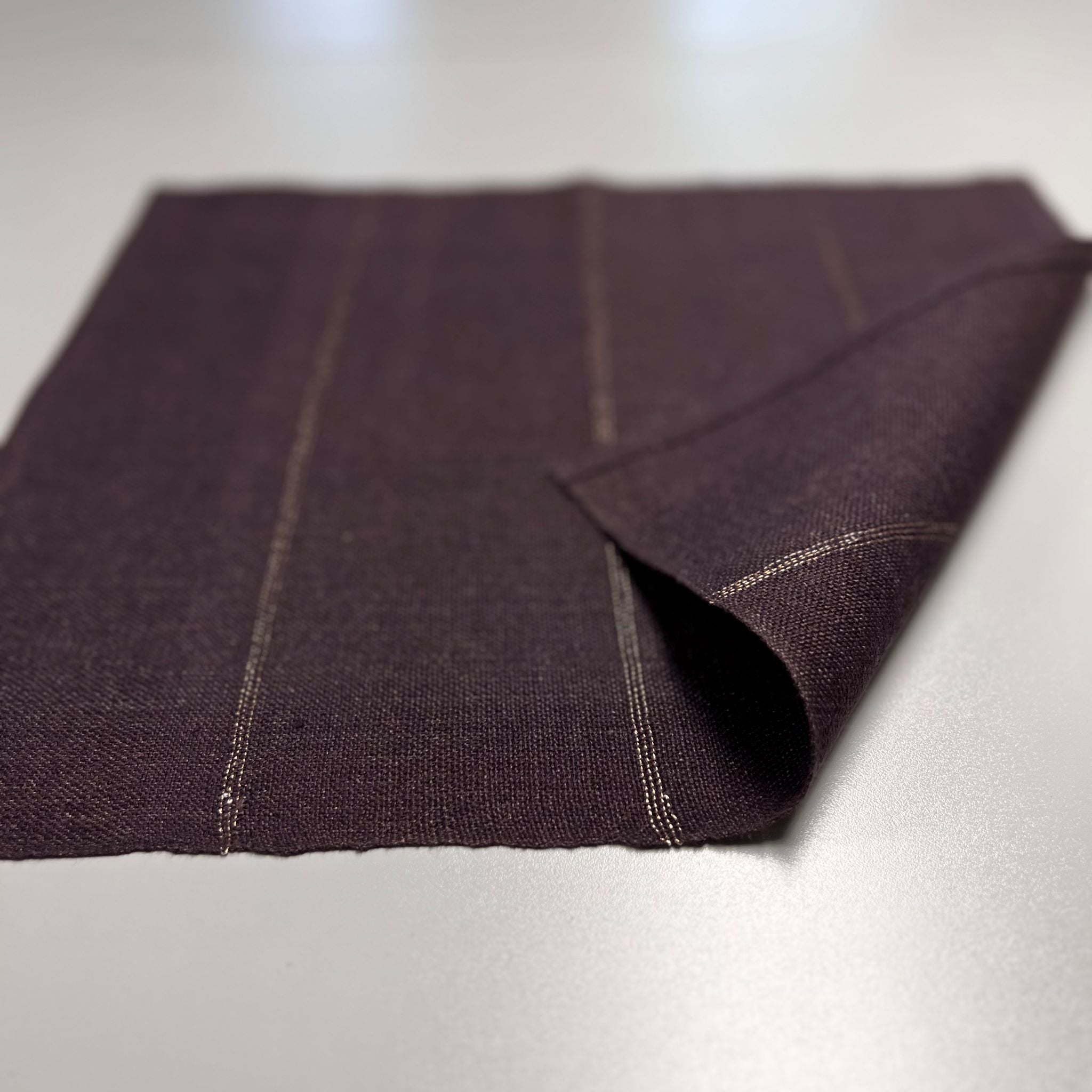Linen placemat Ieva with gold 35x40 cm