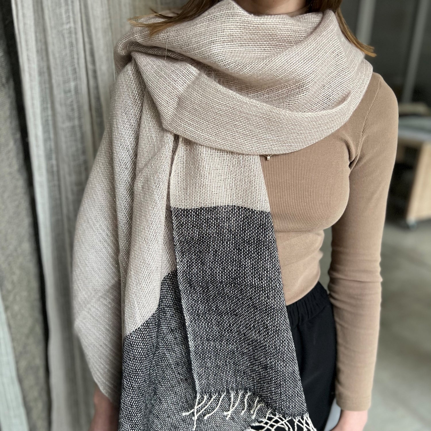 Linen Wool scarf TR 80x200cm by Studio Natural
