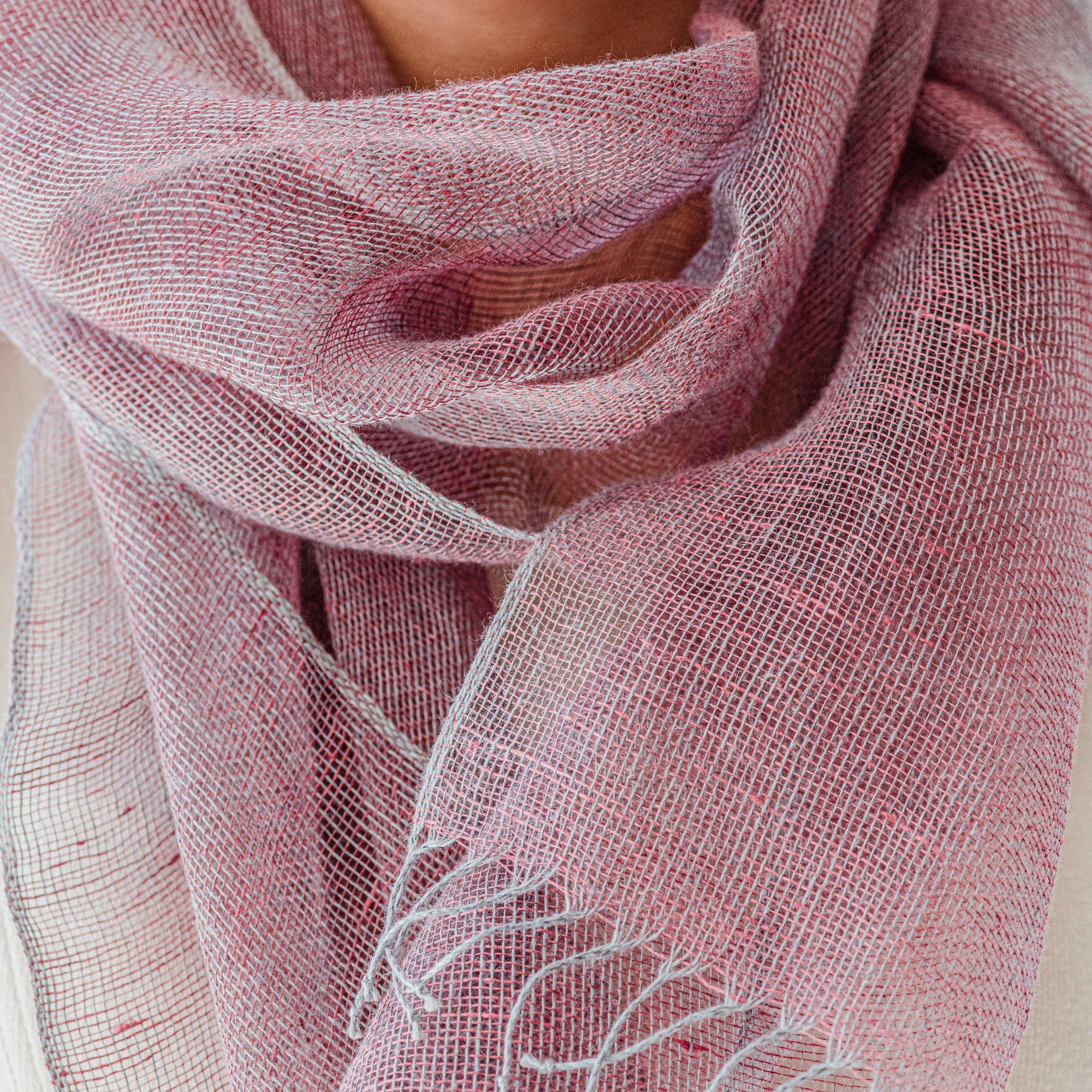 Linen scarf Tinita 35x180cm by Studio Natural