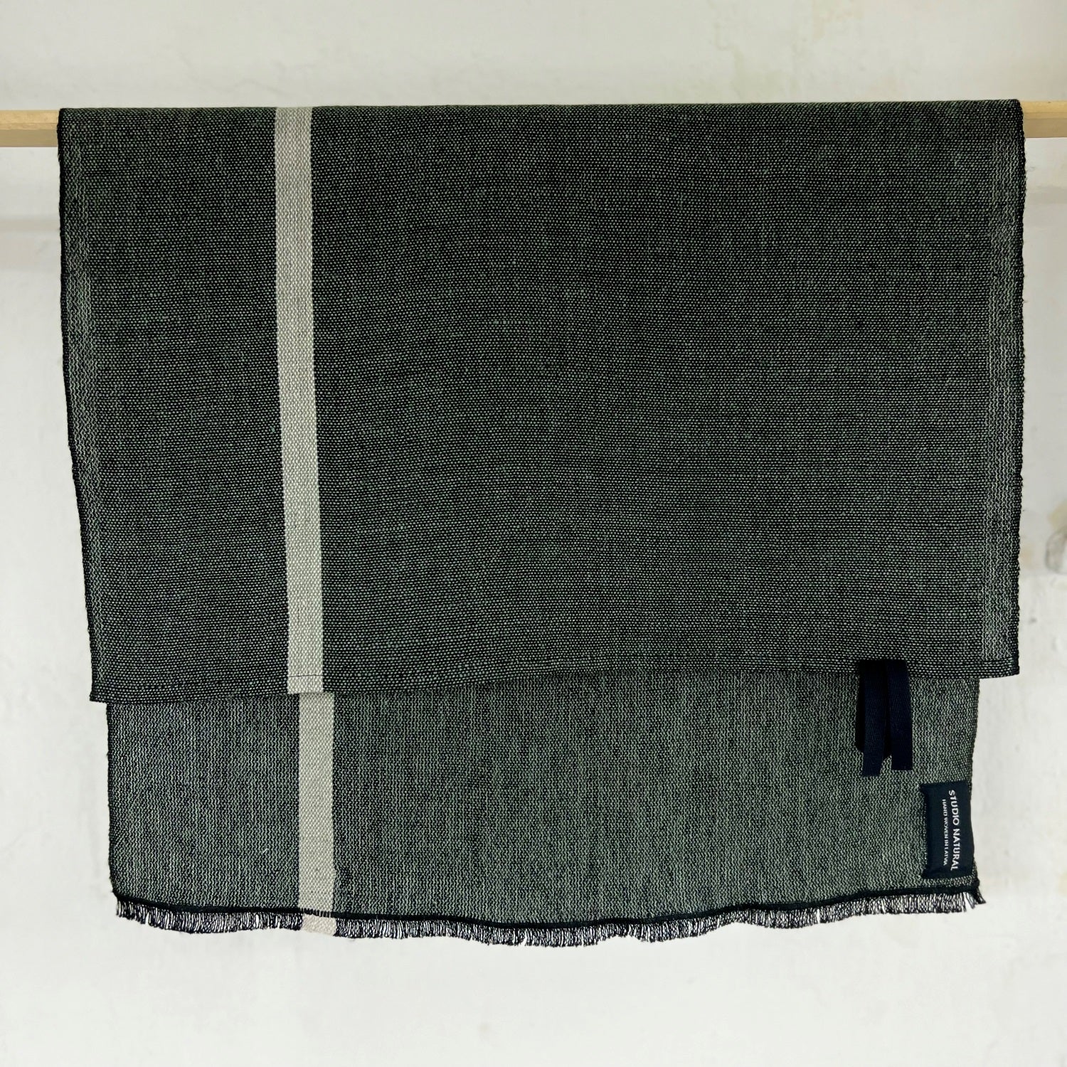 Linen kitchen towel in green 50x75cm