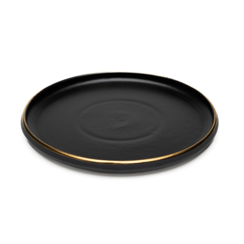 Serving plate · Eclipse Gold by VAIDAVA CERAMICS